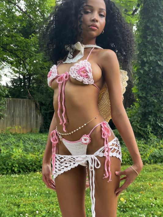 Dahlia Top - Pink Petal (made to order)