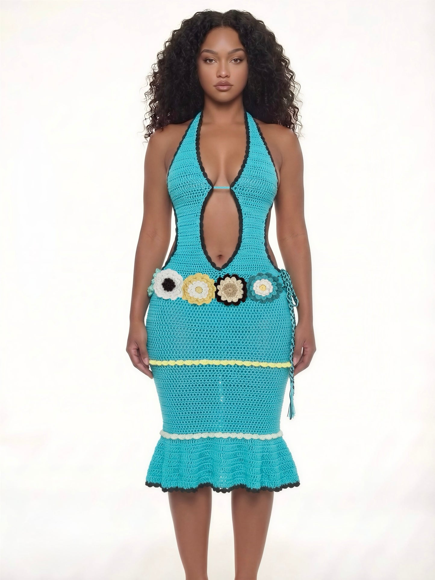 Palma Dress - Caribbean Blue